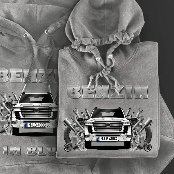 Land Cruiser J300 Hoodie für Damen u. Herren personalisiert mit deinem Auto u. Kennzeichen!