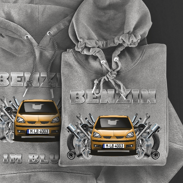 Colt Cabriolet Hoodie für Damen u. Herren personalisiert mit deinem Auto u. Kennzeichen!