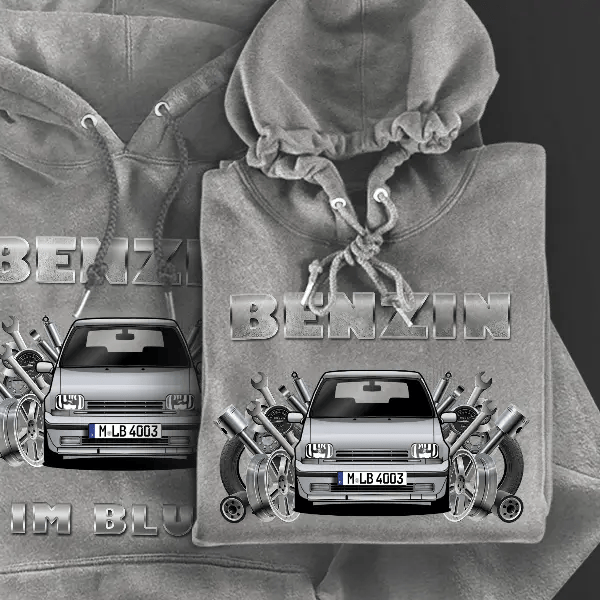 R5 GT Turbo (Phase 2) Hoodie für Damen u. Herren personalisiert mit deinem Auto u. Kennzeichen!