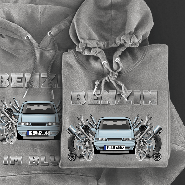 Alhambra Hoodie für Damen u. Herren personalisiert mit deinem Auto u. Kennzeichen!