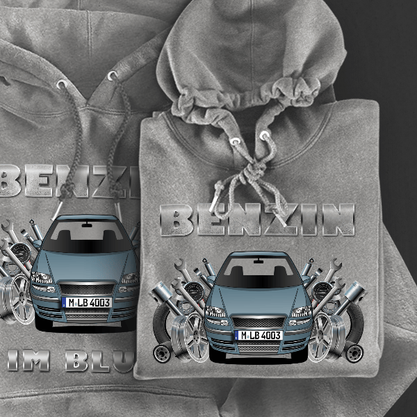 Ulysse Hoodie für Damen u. Herren personalisiert mit deinem Auto u. Kennzeichen!