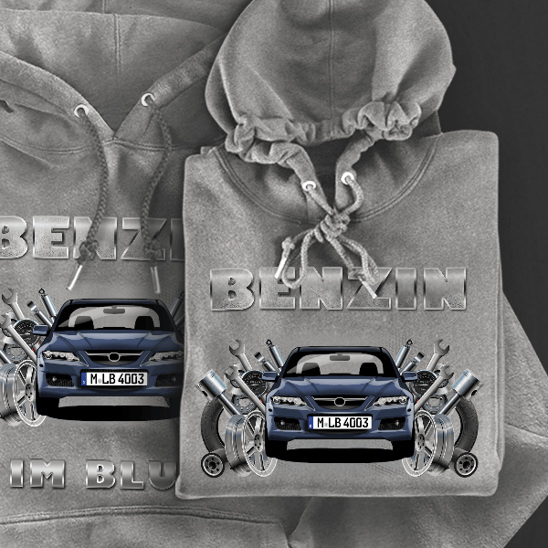6 MPS Hoodie für Damen u. Herren personalisiert mit deinem Auto u. Kennzeichen!