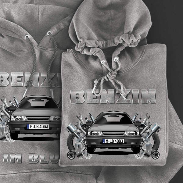 Scorpio (5-Türer) Hoodie für Damen u. Herren personalisiert mit deinem Auto u. Kennzeichen!