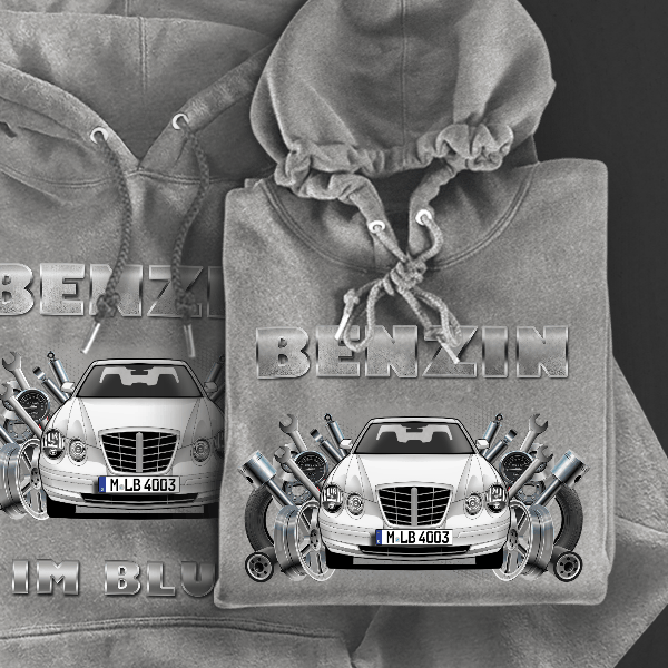 Opirus Hoodie für Damen u. Herren personalisiert mit deinem Auto u. Kennzeichen!