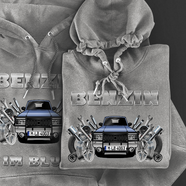 Korando Family Hoodie für Damen u. Herren personalisiert mit deinem Auto u. Kennzeichen!