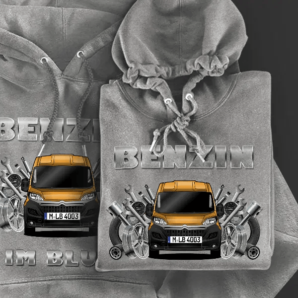 V 599 Hoodie für Damen u. Herren personalisiert mit deinem Wohnwagen u. Kennzeichen!