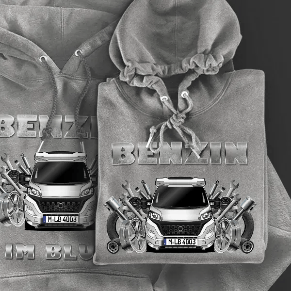 Sky TI 650 MEG Platinum Selection Hoodie für Damen u. Herren personalisiert mit deinem Wohnwagen u. Kennzeichen!