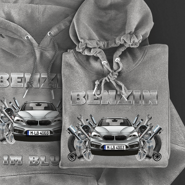 2er Reihe Active Tourer Hoodie für Damen u. Herren personalisiert mit deinem Auto u. Kennzeichen!