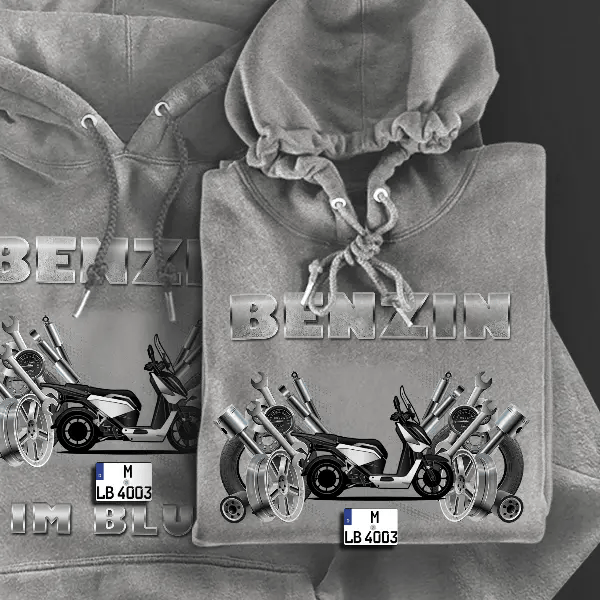 CPX Explorer Hoodie für Damen u. Herren personalisiert mit deinem Motorrad u. Kennzeichen!
