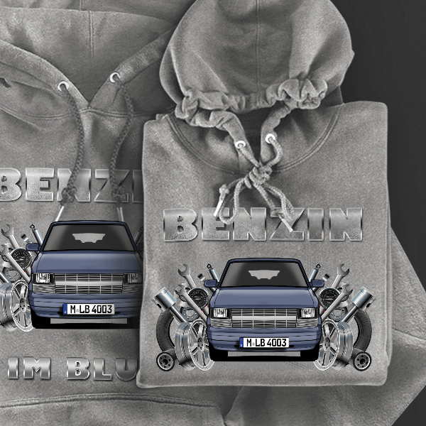 Astro Hoodie für Damen u. Herren personalisiert mit deinem Auto u. Kennzeichen!