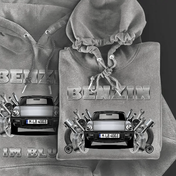 Spitfire 1500 Hoodie für Damen u. Herren personalisiert mit deinem Auto u. Kennzeichen!