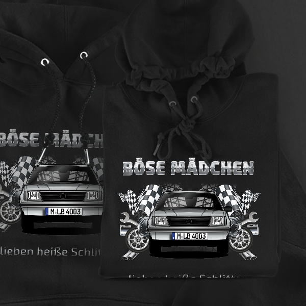 Ascona Caravan Hoodie für Damen u. Herren personalisiert mit deinem Auto u. Kennzeichen!