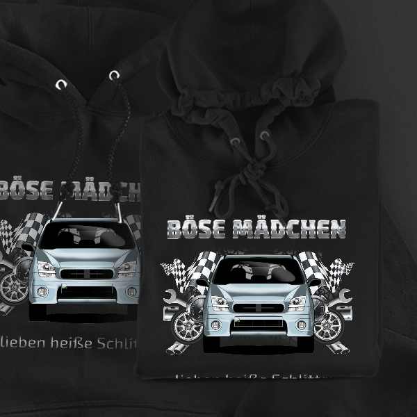 G3X Justy Hoodie für Damen u. Herren personalisiert mit deinem Auto u. Kennzeichen!