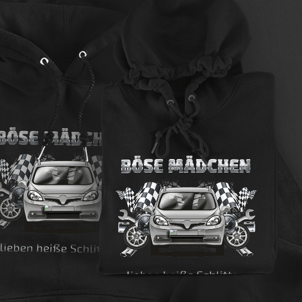 Scenic Hoodie für Damen u. Herren personalisiert mit deinem Auto u. Kennzeichen!