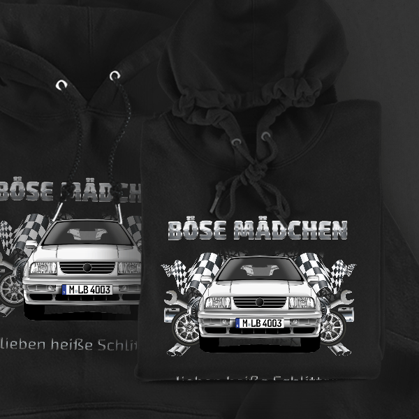 Vento Hoodie für Damen u. Herren personalisiert mit deinem Auto u. Kennzeichen!