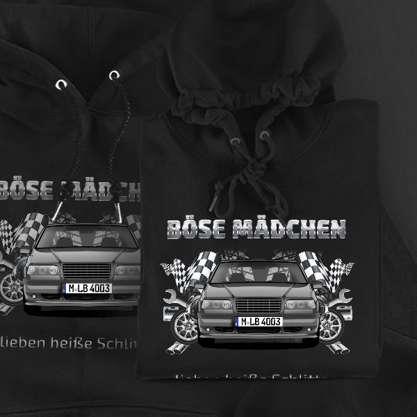 850 Touring Hoodie für Damen u. Herren personalisiert mit deinem Auto u. Kennzeichen!