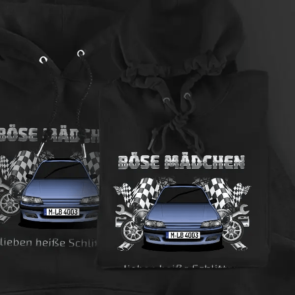 605 Hoodie für Damen u. Herren personalisiert mit deinem Auto u. Kennzeichen!
