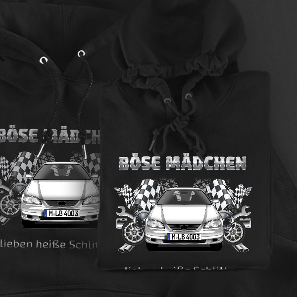 Avensis Hoodie für Damen u. Herren personalisiert mit deinem Auto u. Kennzeichen!