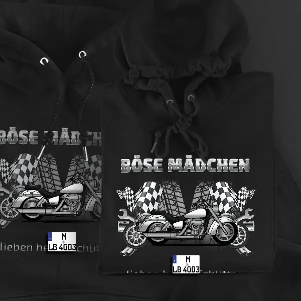 VT 750 C Hoodie für Damen u. Herren personalisiert mit deinem Motorrad u. Kennzeichen!