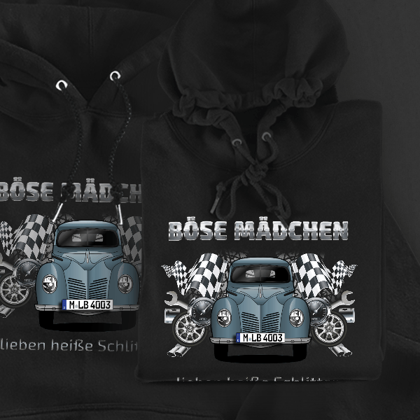 Taunus Hoodie für Damen u. Herren personalisiert mit deinem Auto u. Kennzeichen!