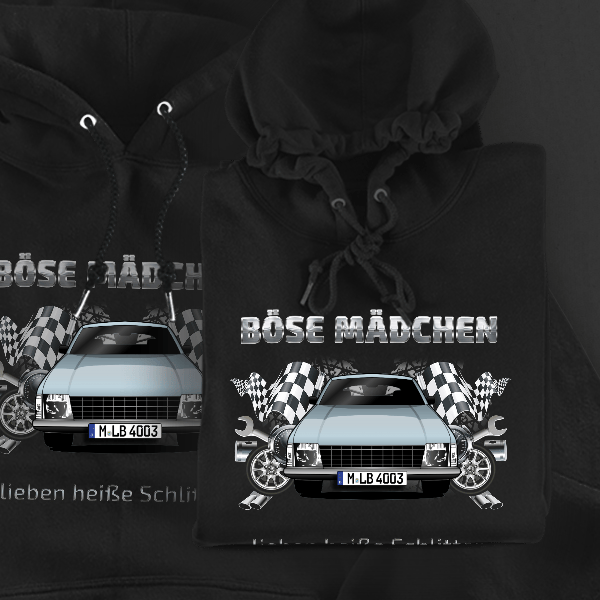 Senator Limousine Hoodie für Damen u. Herren personalisiert mit deinem Auto u. Kennzeichen!