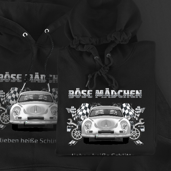 356 C Coupe Hoodie für Damen u. Herren personalisiert mit deinem Auto u. Kennzeichen!