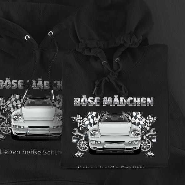 968 Coupe Hoodie für Damen u. Herren personalisiert mit deinem Auto u. Kennzeichen!