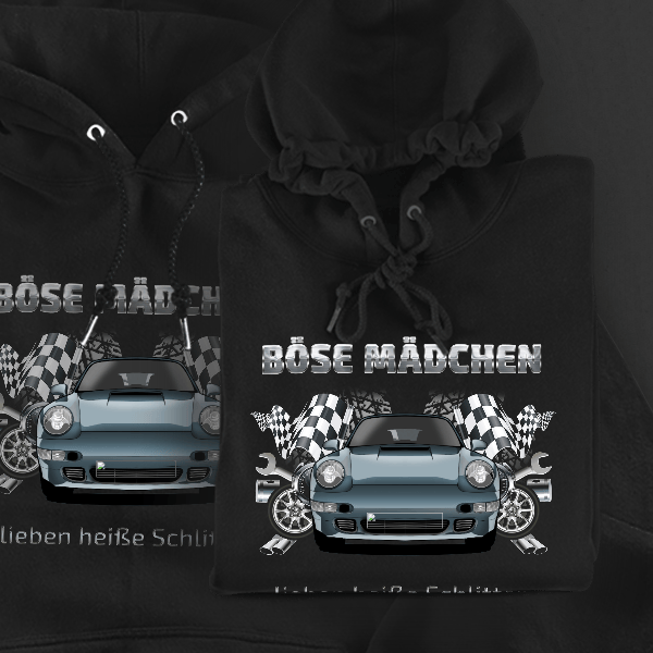 911 993 Coupe Hoodie für Damen u. Herren personalisiert mit deinem Auto u. Kennzeichen!