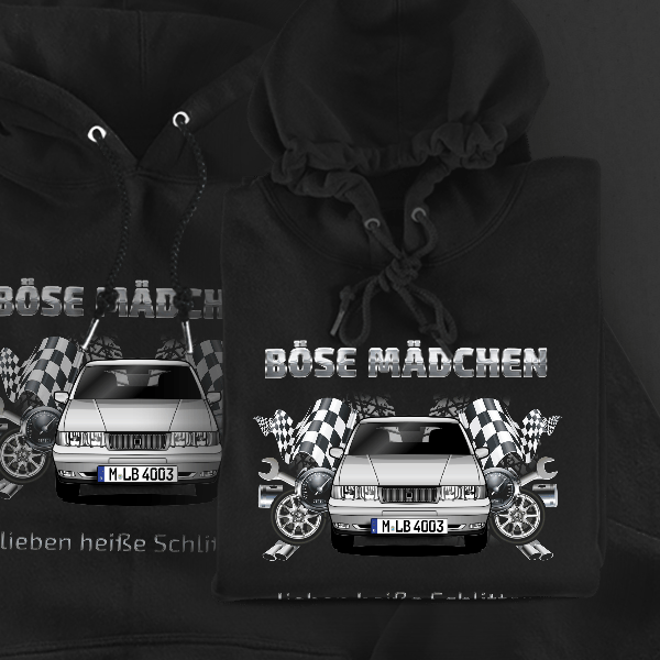 960 Touring Hoodie für Damen u. Herren personalisiert mit deinem Auto u. Kennzeichen!