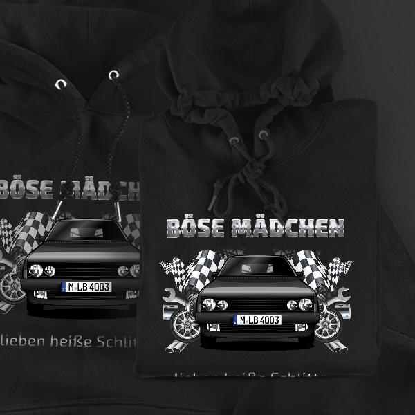 Ritmo Hoodie für Damen u. Herren personalisiert mit deinem Auto u. Kennzeichen!