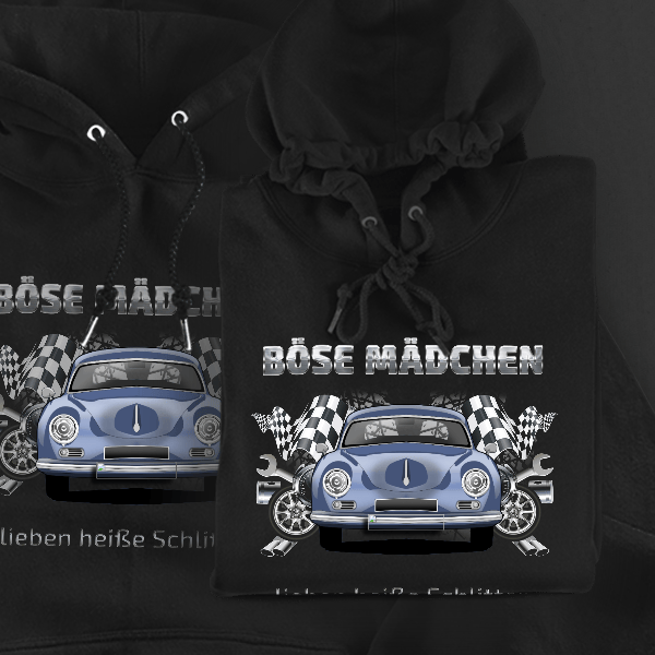 356 Coupe Hoodie für Damen u. Herren personalisiert mit deinem Auto u. Kennzeichen!