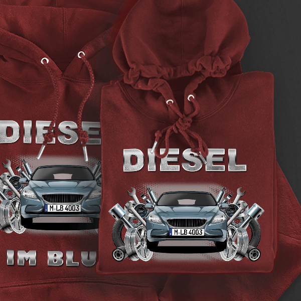 V40 (5-Türer) Hoodie für Damen u. Herren personalisiert mit deinem Auto u. Kennzeichen!