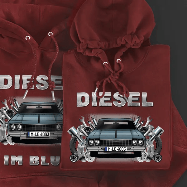 98 Holiday Coupe Hoodie für Damen u. Herren personalisiert mit deinem Auto u. Kennzeichen!