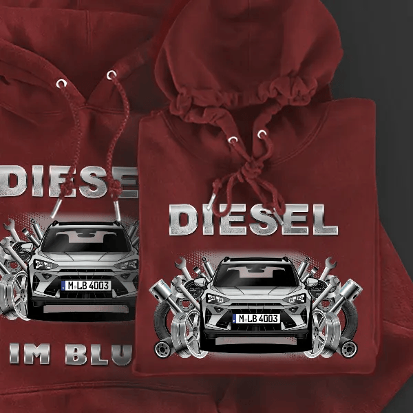 Formentor Hoodie für Damen u. Herren personalisiert mit deinem Auto u. Kennzeichen!