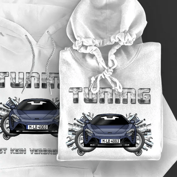 Artura Hoodie für Damen u. Herren personalisiert mit deinem Auto u. Kennzeichen!