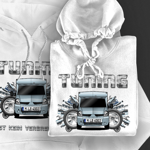 670 Hoodie für Damen u. Herren personalisiert mit deinem Wohnwagen u. Kennzeichen!