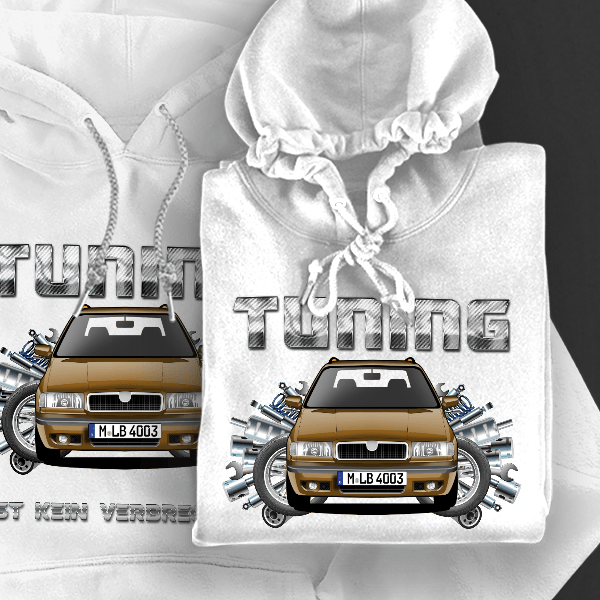 Felicia Hoodie für Damen u. Herren personalisiert mit deinem Auto u. Kennzeichen!