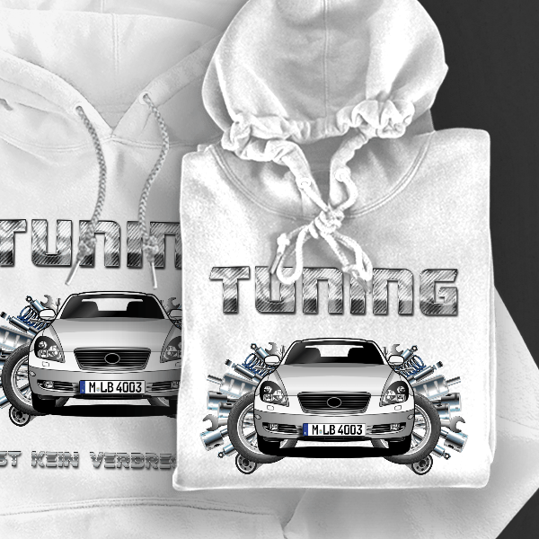 SC430 Hoodie für Damen u. Herren personalisiert mit deinem Auto u. Kennzeichen!