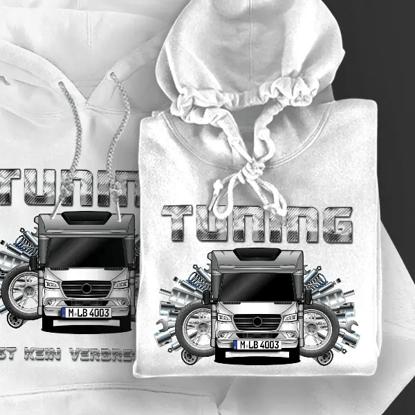 Profila T 726 EF Hoodie für Damen u. Herren personalisiert mit deinem Wohnwagen u. Kennzeichen!