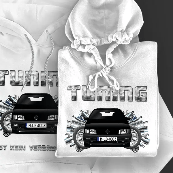 Passat Variant Hoodie für Damen u. Herren personalisiert mit deinem Auto u. Kennzeichen!