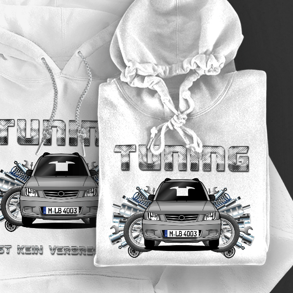Demio Hoodie für Damen u. Herren personalisiert mit deinem Auto u. Kennzeichen!