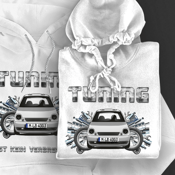Lupo Hoodie für Damen u. Herren personalisiert mit deinem Auto u. Kennzeichen!