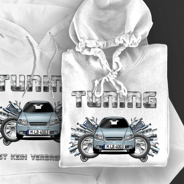 Kalos (5-Türer) Hoodie für Damen u. Herren personalisiert mit deinem Auto u. Kennzeichen!