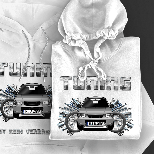 Alto Hoodie für Damen u. Herren personalisiert mit deinem Auto u. Kennzeichen!