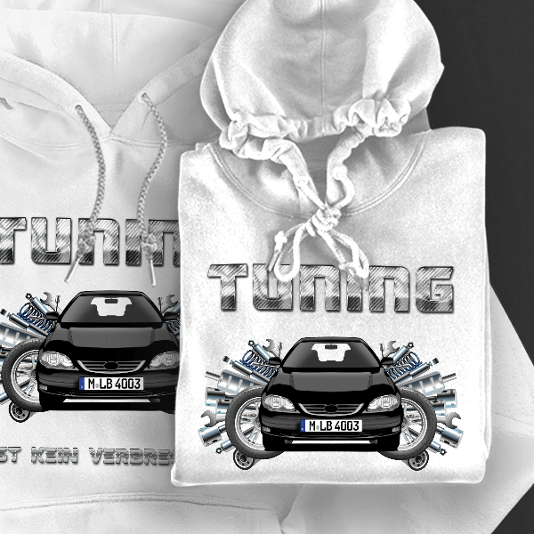 Avensis Hoodie für Damen u. Herren personalisiert mit deinem Auto u. Kennzeichen!