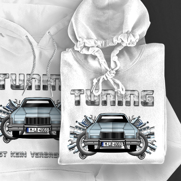 Continental Hoodie für Damen u. Herren personalisiert mit deinem Auto u. Kennzeichen!