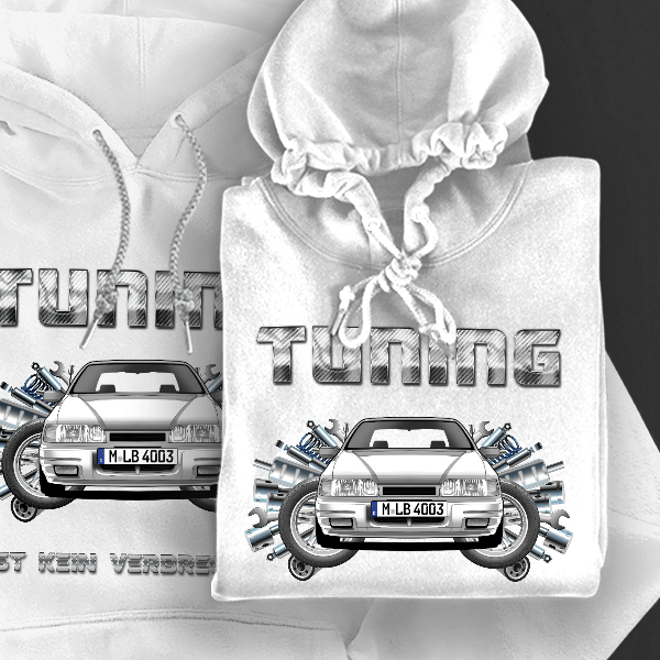 Sierra Limousine Hoodie für Damen u. Herren personalisiert mit deinem Auto u. Kennzeichen!