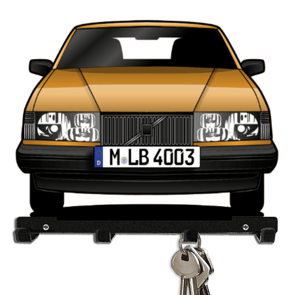 940 Limousine Schlüsselbrett personalisiert mit Auto u. Kennzeichen!