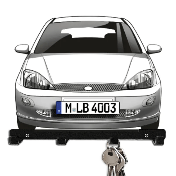 C-Klasse Cabriolet Schlüsselbrett personalisiert mit Auto u. Kennzeichen!