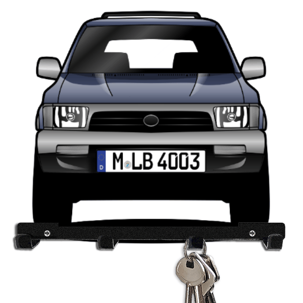 4Runner Schlüsselbrett personalisiert mit Auto u. Kennzeichen!
